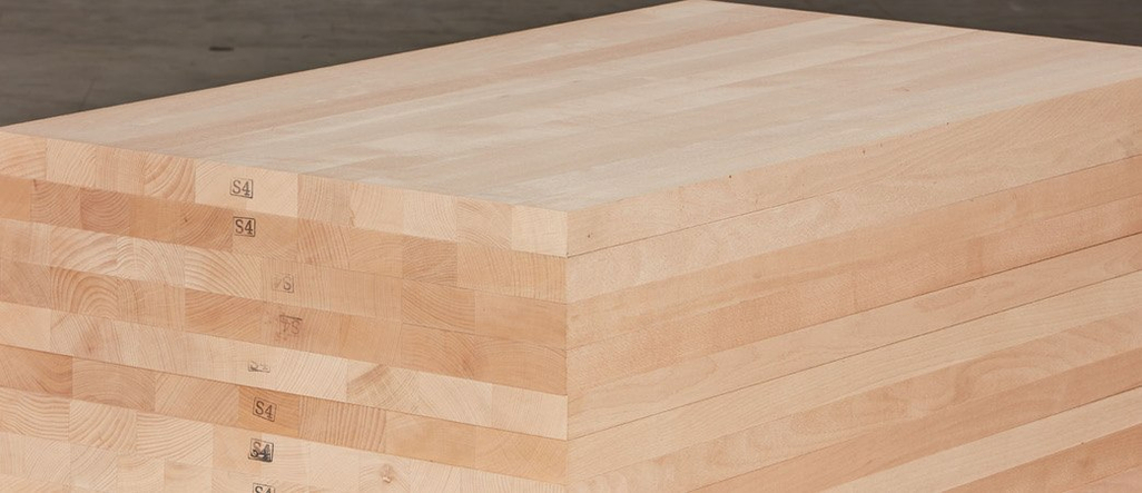 Einschichtige Massivholzplatten von HolzLand
